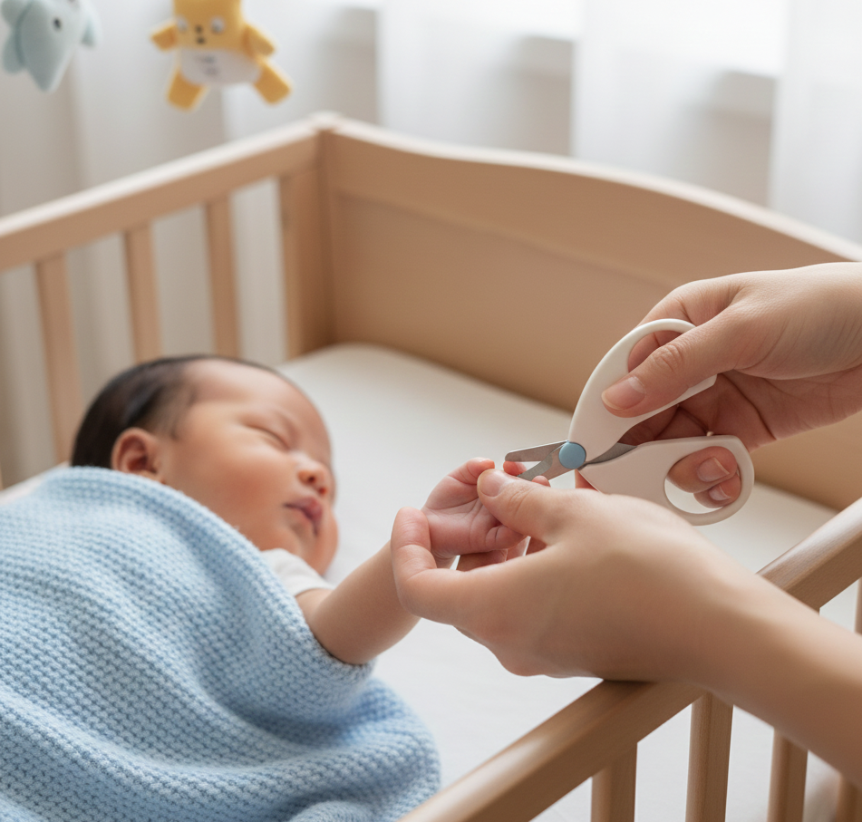 Baby Safety Nail Cutter Scissors