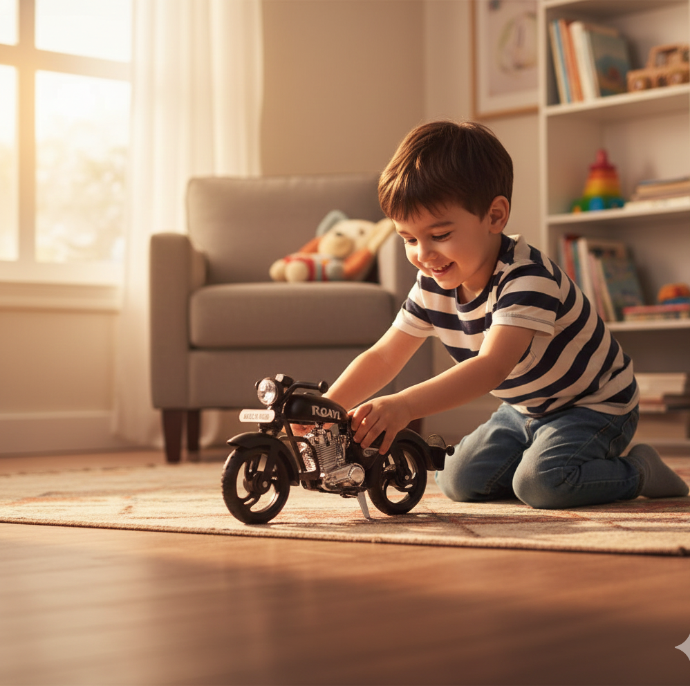 Metal Bullet Bike Toy Model