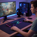 Wired RGB Keyboard Mouse Set - 104 keys