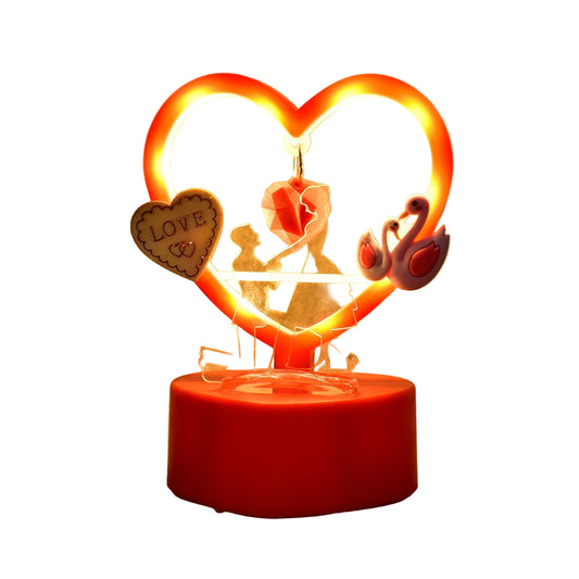 Heart-shaped Decorative Love Showpiece (1 Pc) Wukusy