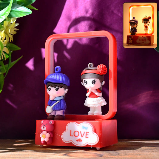 Decorative Love Couple Led Figurine Light (1 Pc) Wukusy