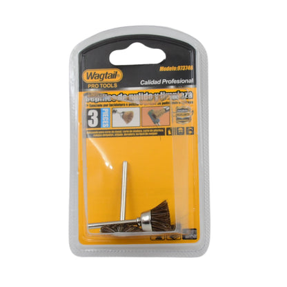 3-Piece Brass Wire Wheel Set