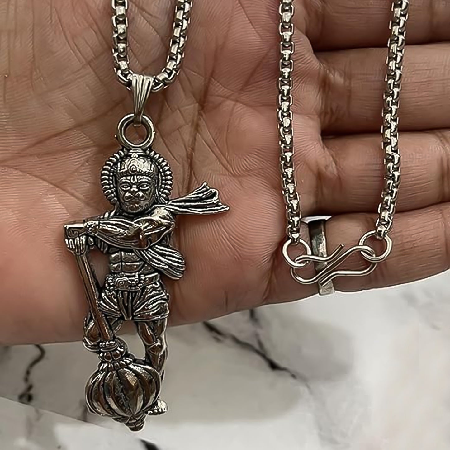 Hanuman Ji Pendant With Gada - BuyItOnline