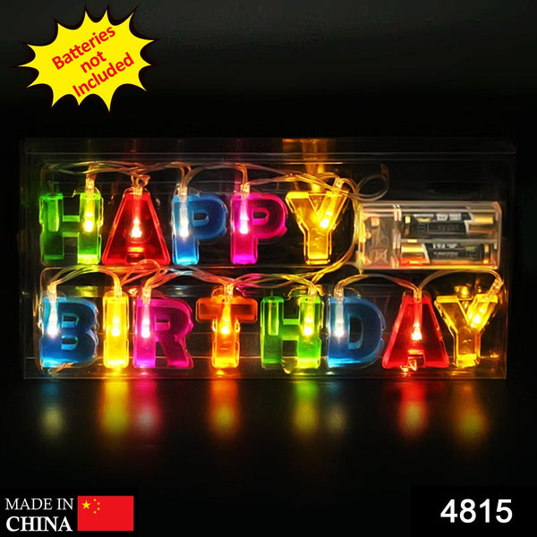 Happy Birthday LED Lights