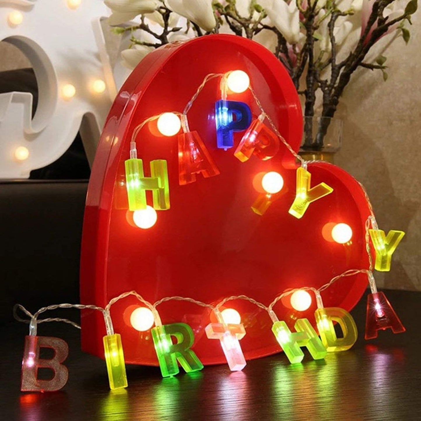 Happy Birthday LED Lights Wukusy