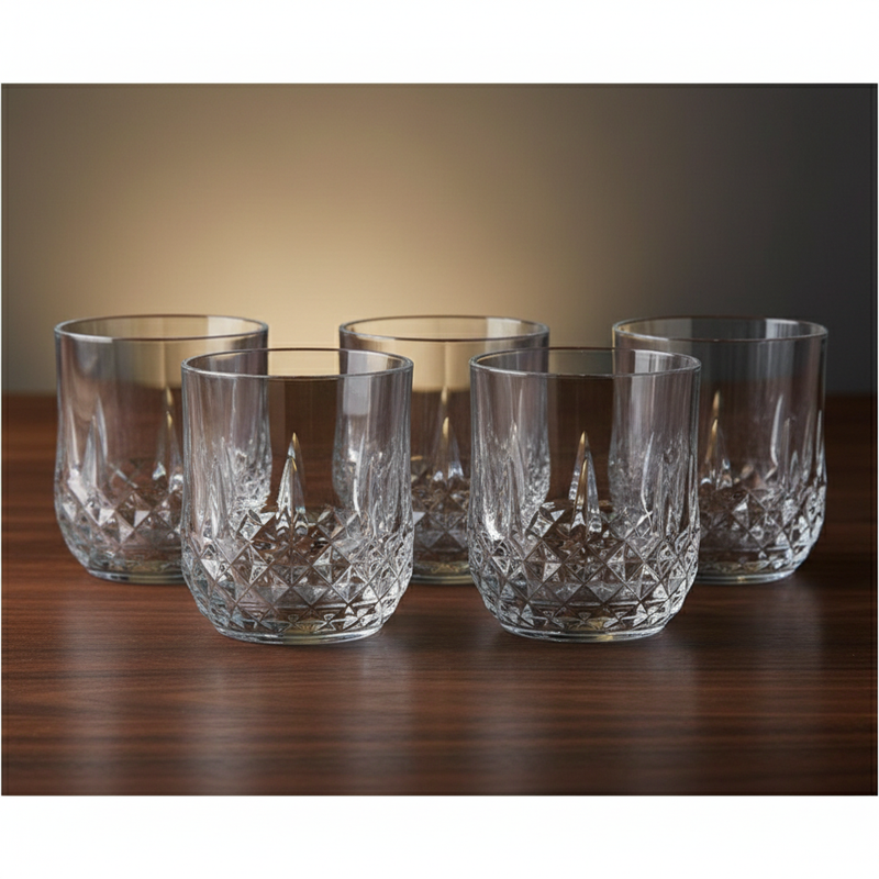 Heavy Duty Transparent Glasses Set