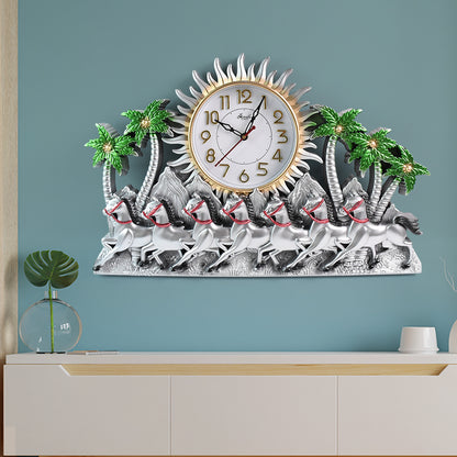 Premium Plastic Body Wall Clock (1 Pc) Wukusy