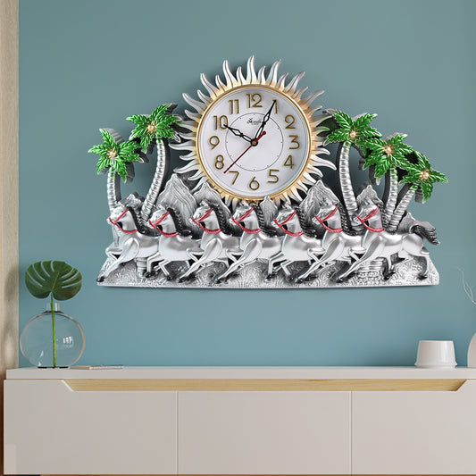 Premium Plastic Body Wall Clock (1 Pc) Wukusy