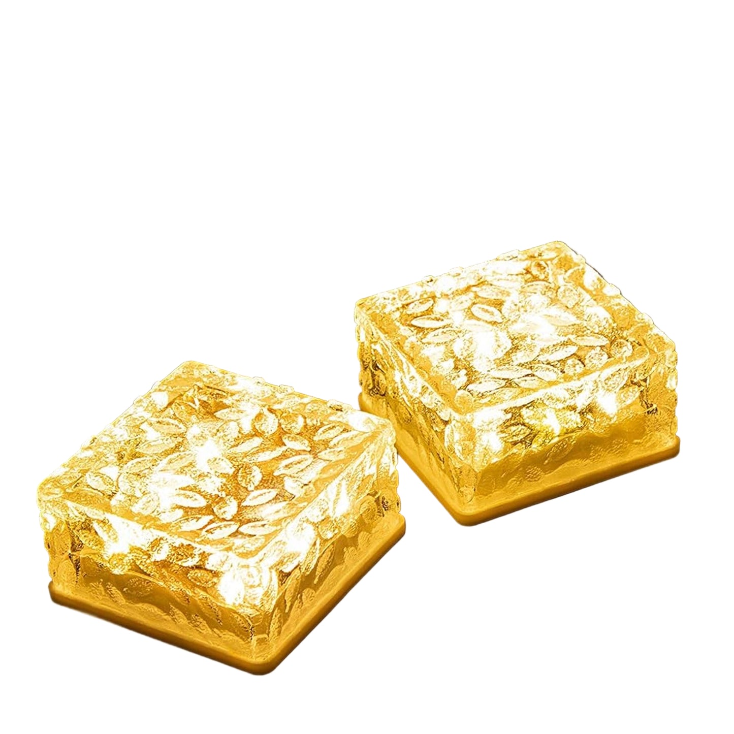 Solar Ice Cube Garden Light