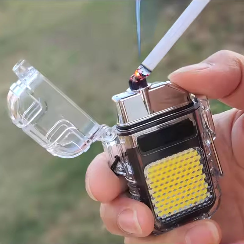 Usb Rechargeable Lighter & COB Flashlight (1 Pc) Wukusy