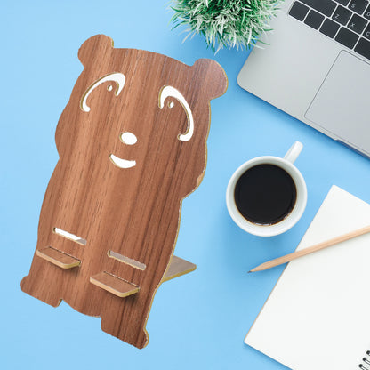 BearBuddy™ Wooden Cartoon Phone Stand