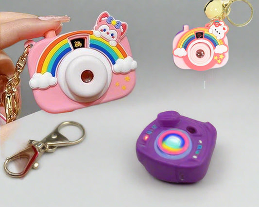 Projective Camera Keychain (1 Pc  Mix Design)