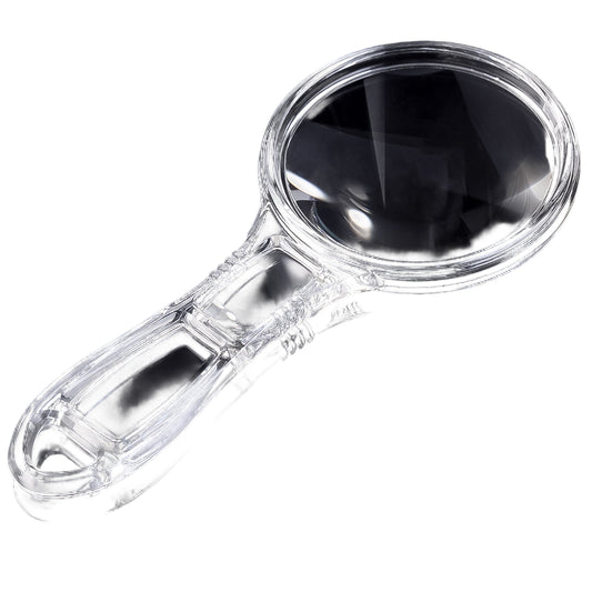 Handheld Plastic Magnifying Glasses (1 Pc  55 Mm)