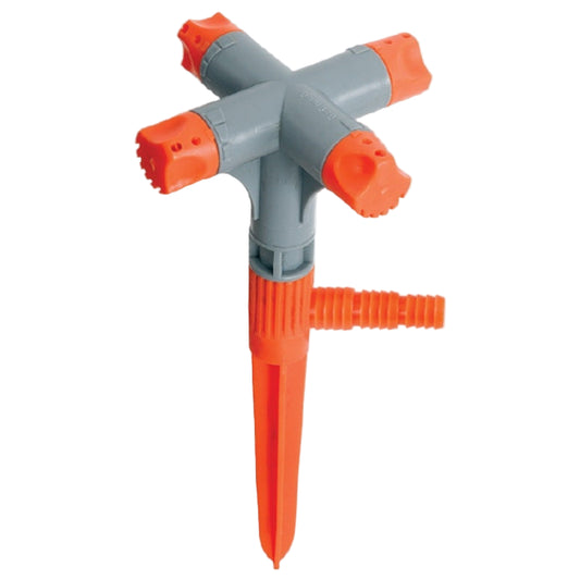 Garden Sprinkler – 360° Rotating Adjustable 3-Arm Lawn Water Sprinkler