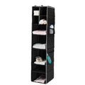 9 Shelf Hanging Closet Organizer With 5 Drawer Organizers Wukusy