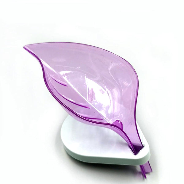 Self-Draining Leaf Soap Dish with Suction Cup - BuyItOnline
