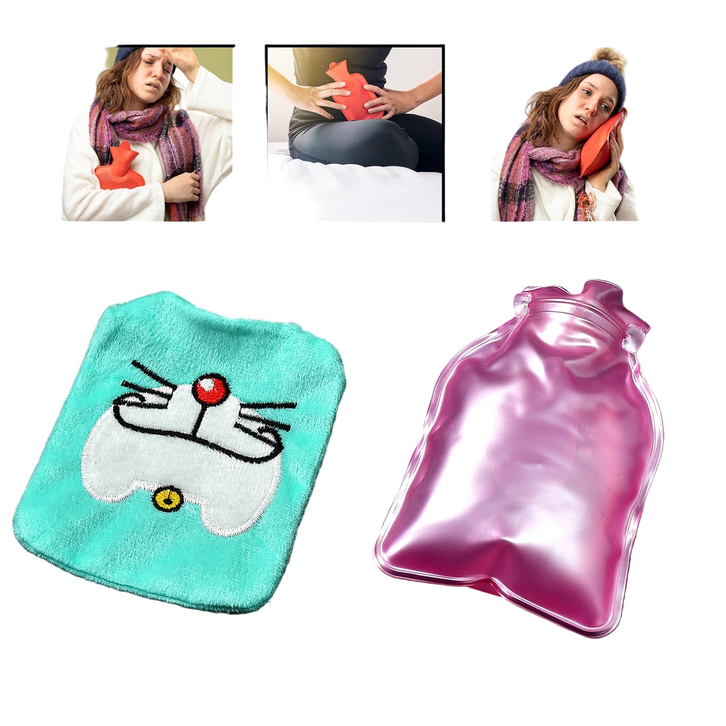 Doremon Cartoon Hot Water Bag