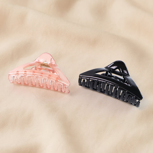 Triangle Plastic Hair Claw Clips