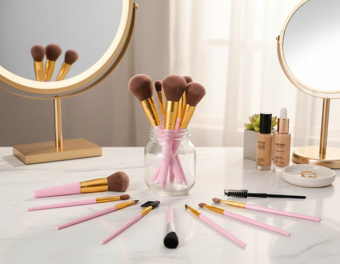 Makeup Brush Tools Kit Wukusy