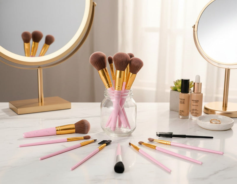 Makeup Brush Tools Kit Wukusy