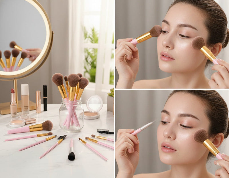 Makeup Brush Tools Kit Wukusy
