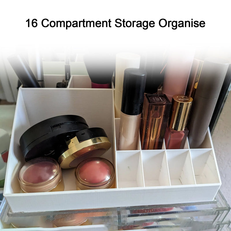 Makeup Organizer Storage Box Wukusy