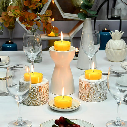 Tealight Diwali Candles For Home Decoration Smokeless Candles For Decorations Long Burning For Mood Dinners Parities Home Decoration Wedding Candle (1 Pc) Wukusy