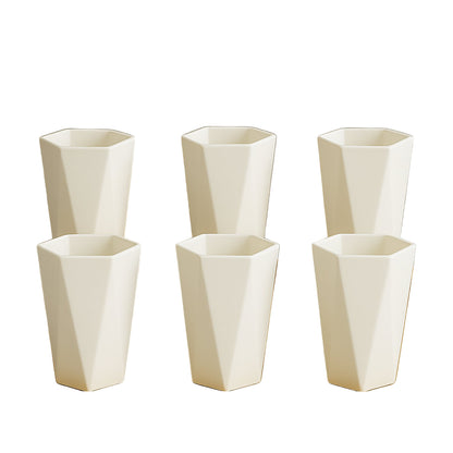 Hexagon Plastic Drinking Glass Set - BuyItOnline