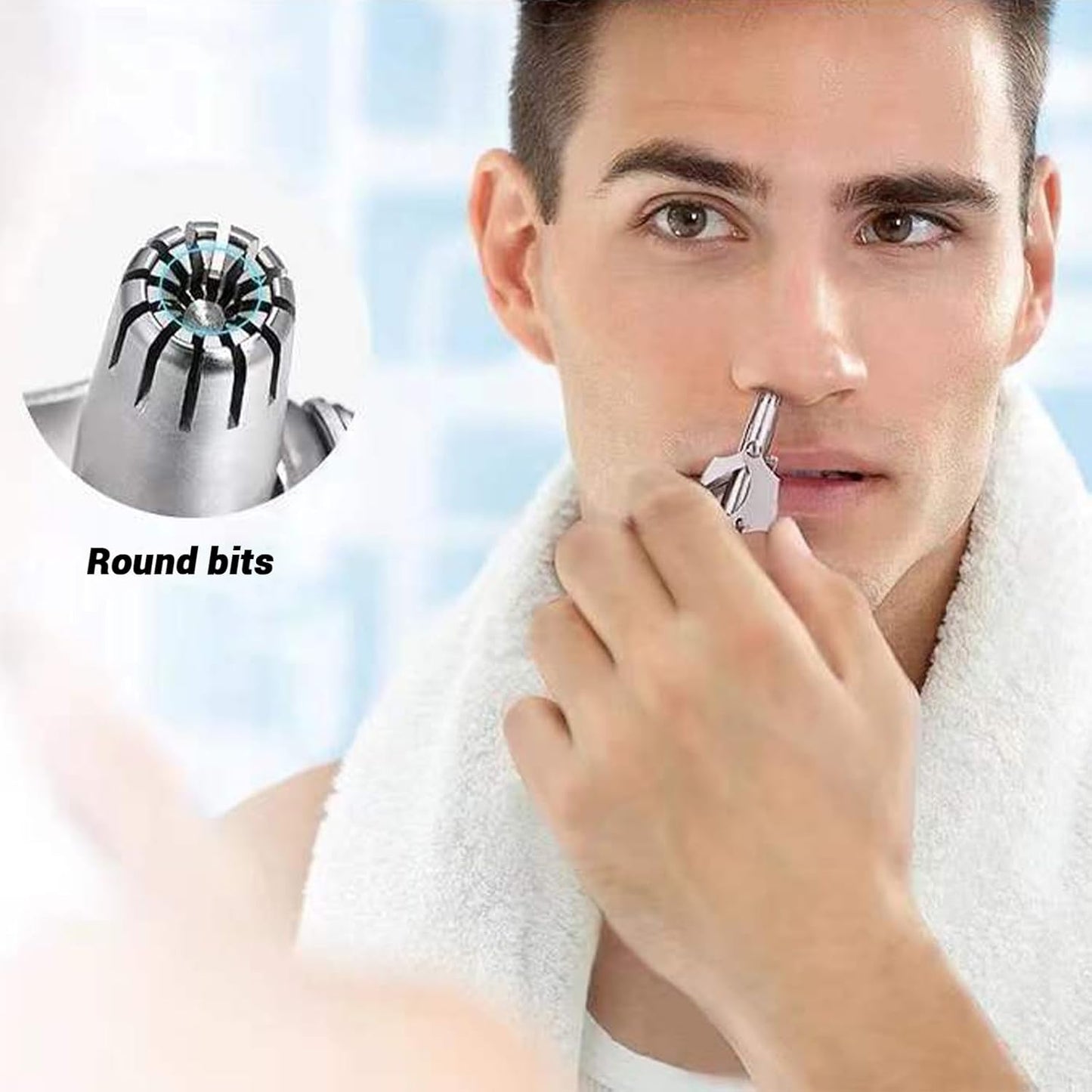 Stainless Steel Painless Nose Hair Remover