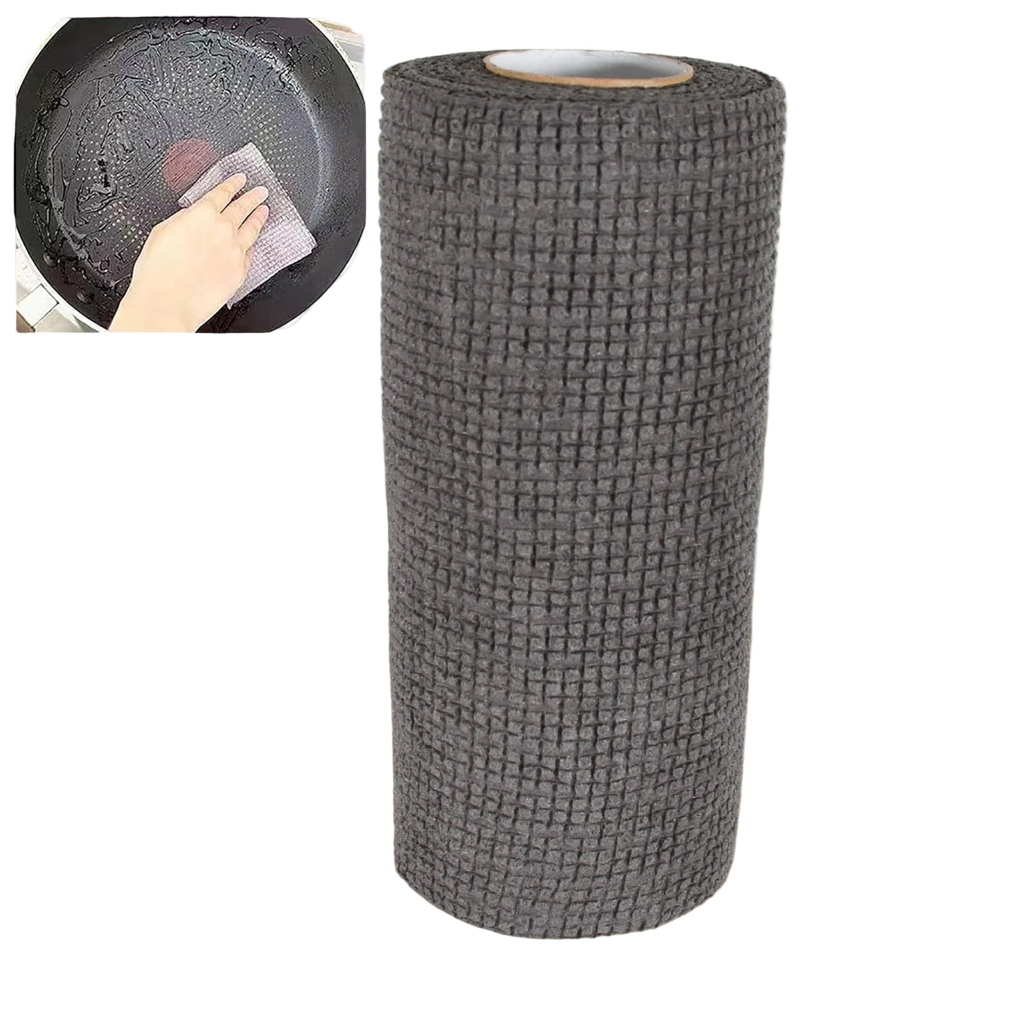 8190 Durable Kitchen Scrub Cloth Microfiber Cleaning Cloth Roll Kitchen Wear-resistant Cloth 2022cm Multipurpose Cleaning Cloths For Kitchen (1pc) Wukusy