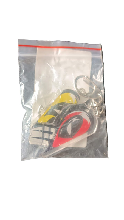 2-in-1 Acrylic Best Friends Matching Breakable Keychain Set.
