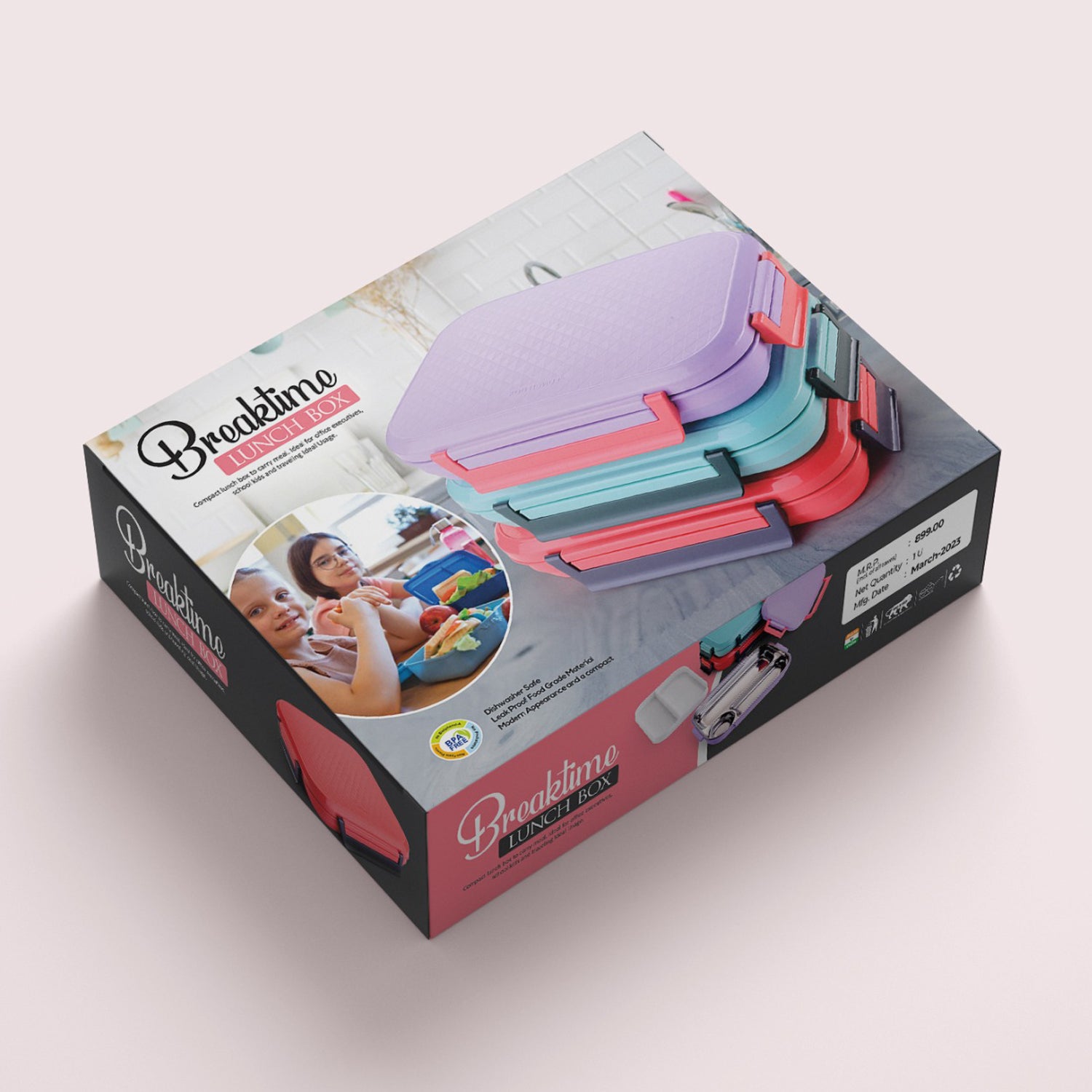 Insulated Lunch Box with Leak-Proof Food Containers - BuyItOnline