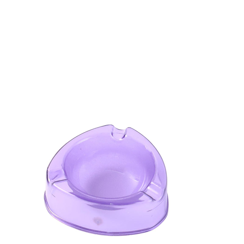 Transparent Purple Plastic Ashtray – Stylish, Unbreakable & Heat-Resistant Wukusy