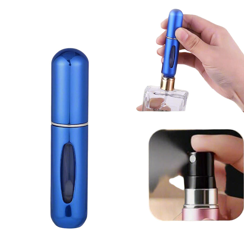 Mini Portable Perfume Empty Spray Bottle (1 Pc  Mix Color) Wukusy