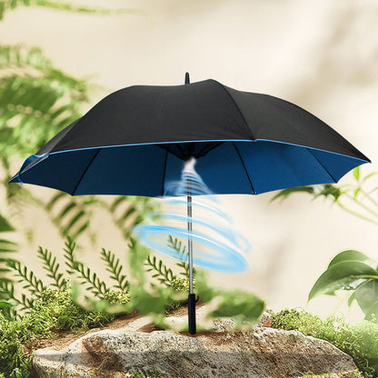 Sun Umbrella With Inside Fan