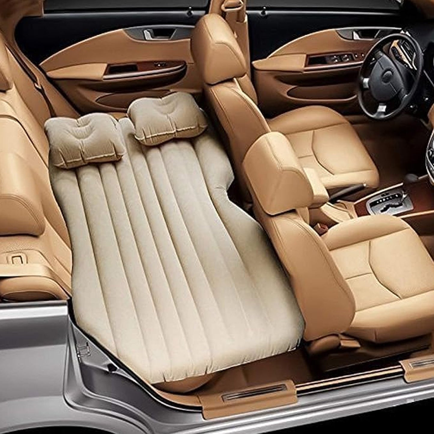 Portable Car Backseat Air Mattress Wukusy