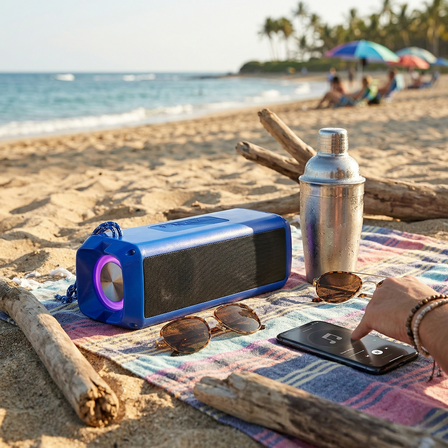 Portable Wireless Bluetooth Speaker (1 Pc) Wukusy