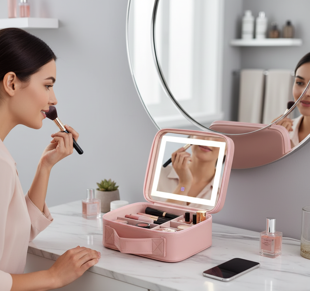 Premium Led Light Makeup Organizer Box