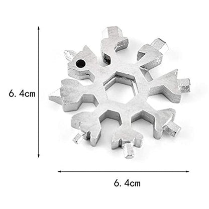 Stainless Steel Snowflake Multi-Tool & Bottle Opener