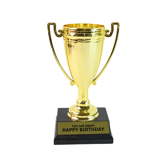 Golden Birthday Trophy  You Are Great Happy Birthday Plastic Award With Base Wukusy