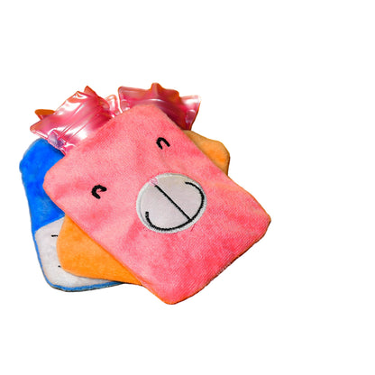 Small Pink Hot Water Bag with Soft Cover
