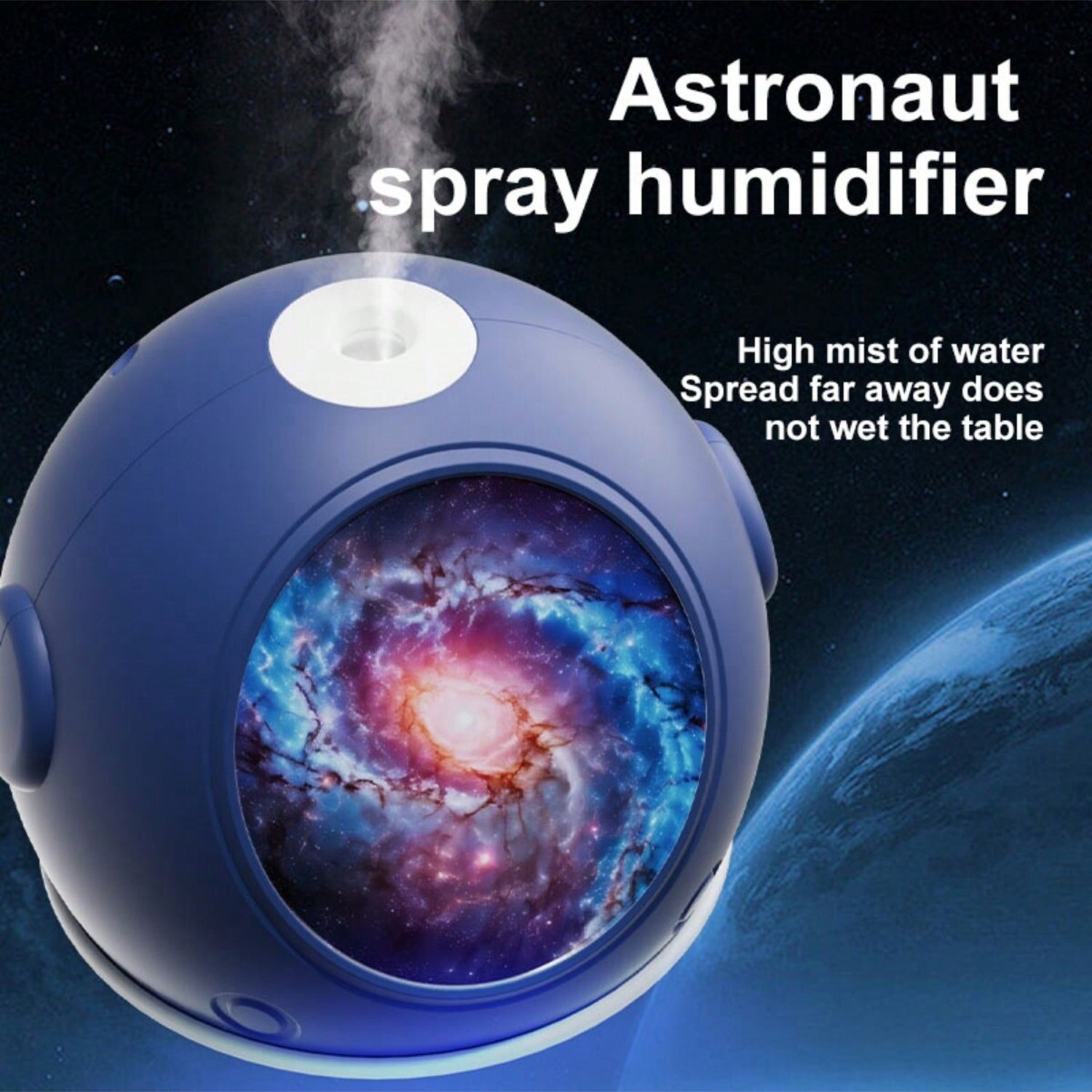 Astronaut Humidifier Ball Shape Humidifier (1 Pc  110 Ml) Wukusy