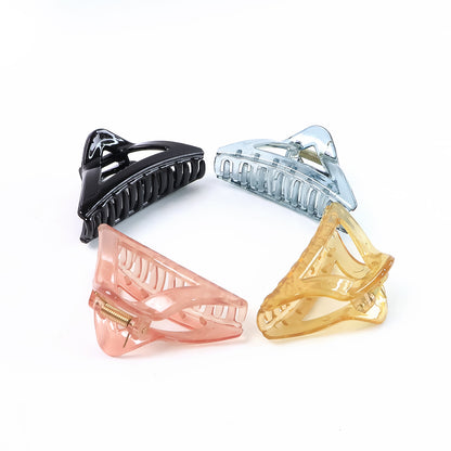 Triangle Plastic Hair Claw Clips