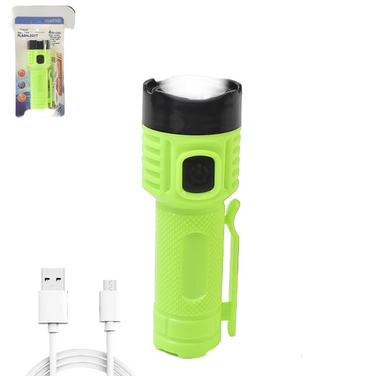 4 Modes Super Bright Led Torch High Lumens Fast Charging Flashlight  Torch (1 Pc) Wukusy