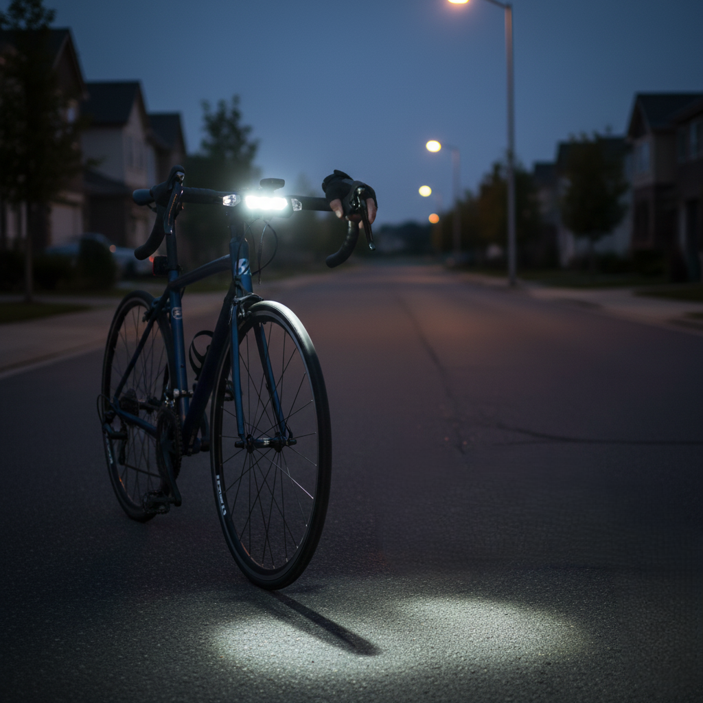 Rechargeable Bicycle Front LED Light