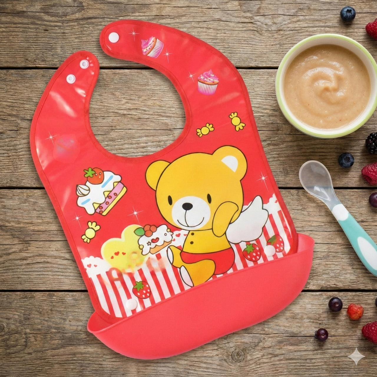 Reusable Waterproof Baby Bib Wukusy
