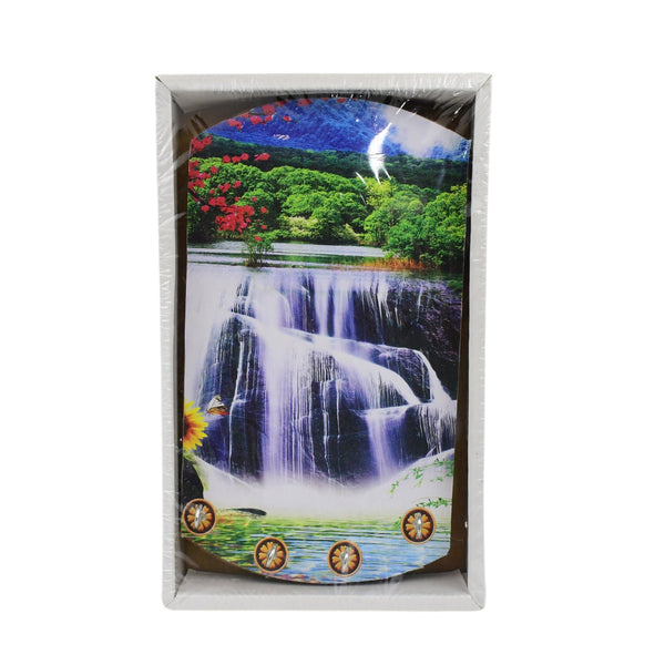 Decorative Wooden Vertical Scenery with Hooks Wukusy