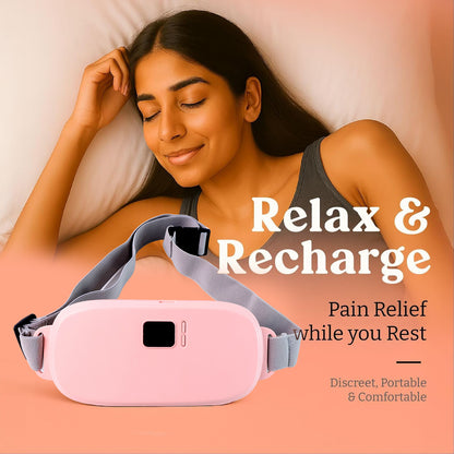 Rechargeable Smart Heating Belt for Cramps & Pain Relief