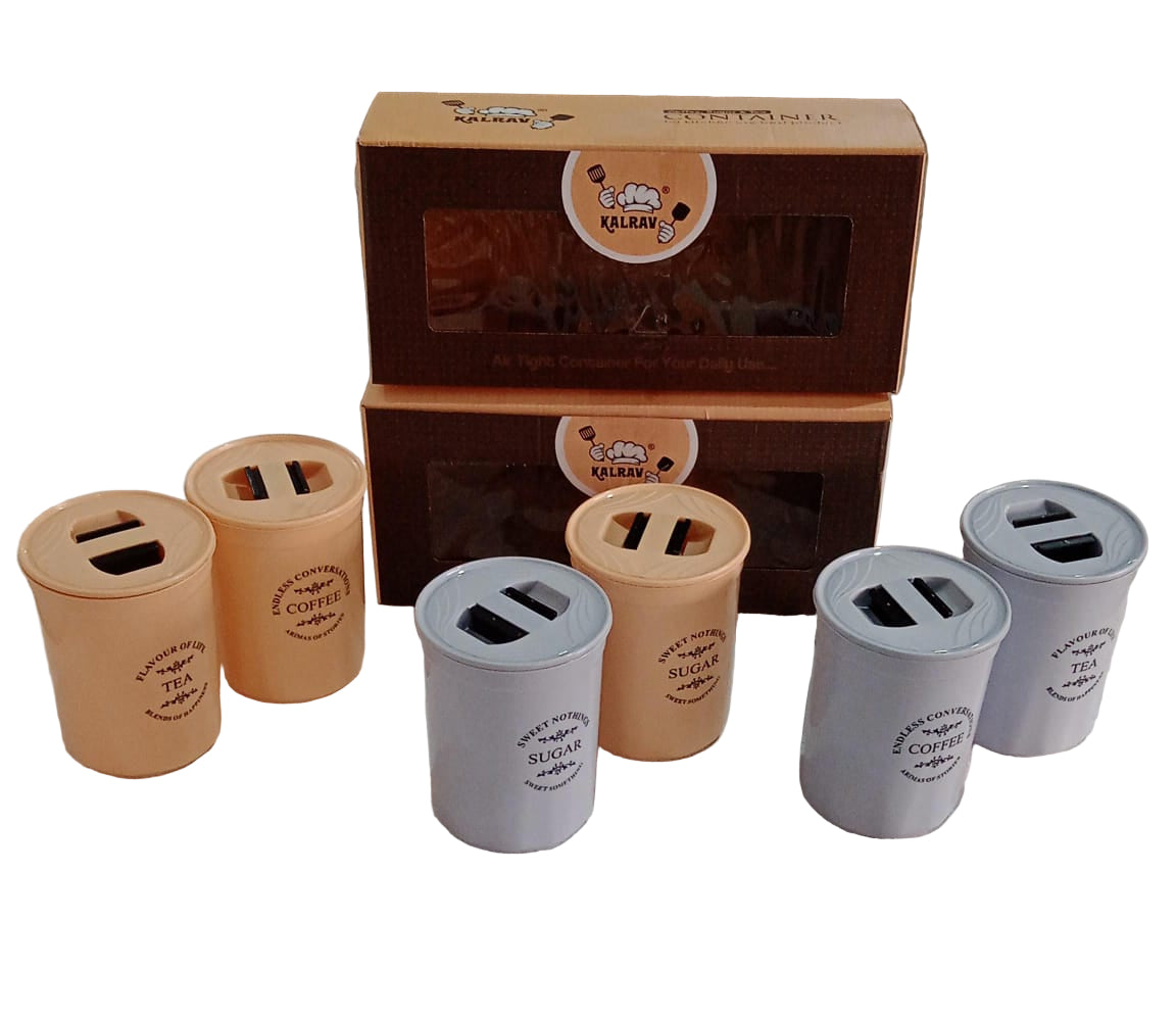 Airtight Tea Sugar Coffee Containers - BuyItOnline