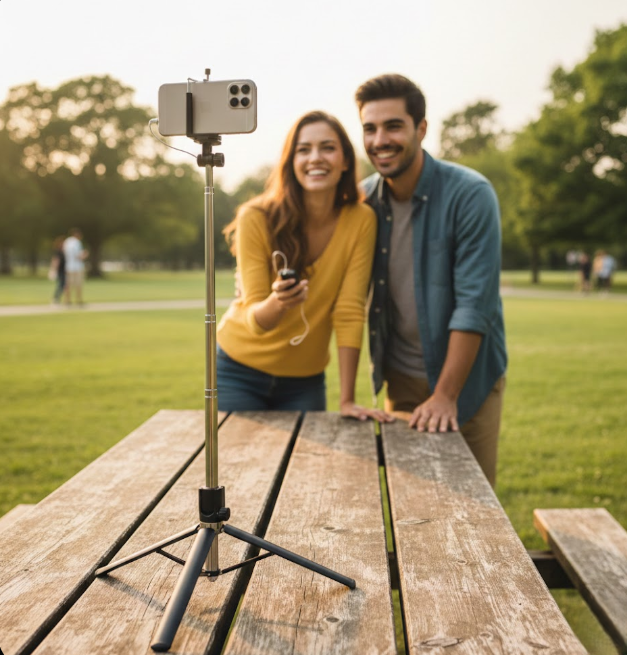 Selfie Stick With Tripod Stand